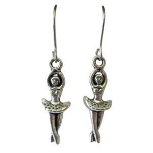 New Ballerina Dangle Pierced Earrings Ballet Balletcore Dance Jewelry Gift
